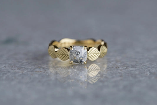 Leaf ring + galaxy diamond