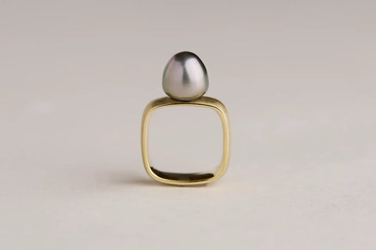 Syami ring + tahiti pearl