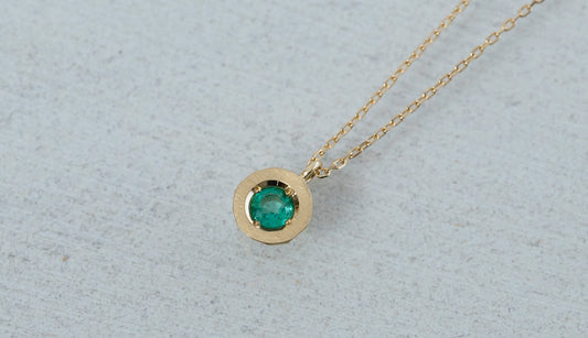 Enfold necklace + emerald