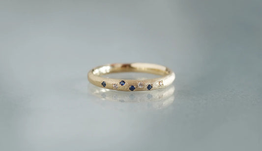 Existence + blue&white sapphire