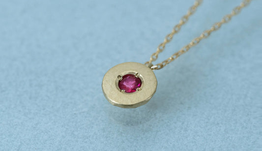 Enfold necklace + ruby