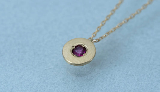 Enfold necklace + ruby