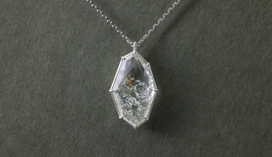 [Canna Oshiro × Ryui] Garden quartz necklace