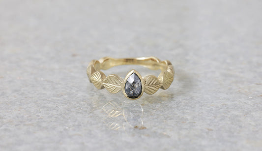 Leaf ring + galaxy diamond