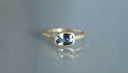 [Monthly piece] Mermaid tanzanite ring