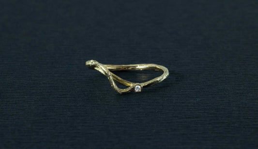 [Release on March 21.] Nexus ring / K18YG