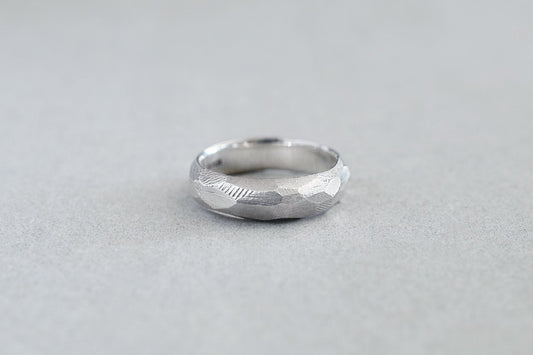 Rough cut ring " narrow "